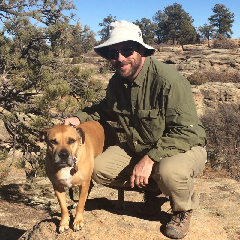 Picture of RF and one of the pups